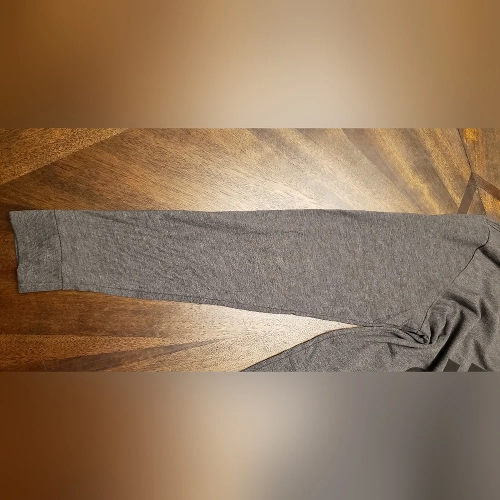 Adidas Amplifier Mens Gray Long Sleeve Shirt Size S